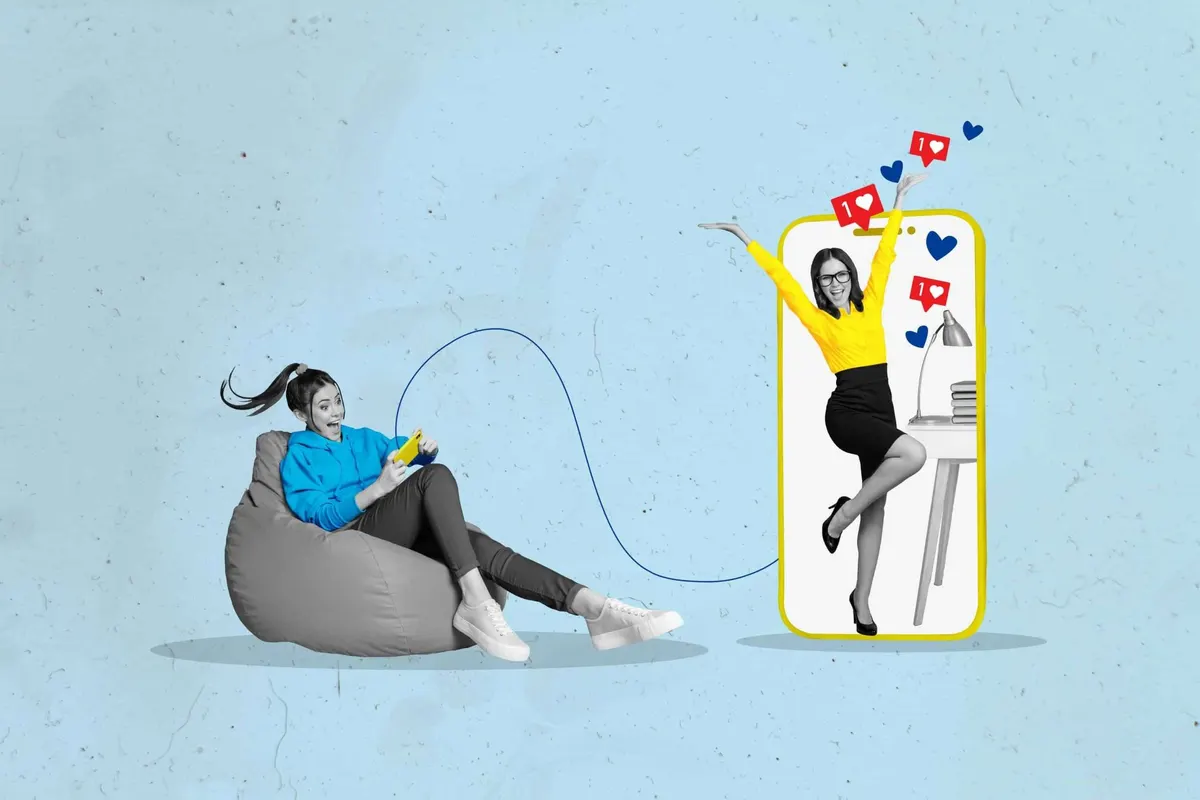 A marketer planning a social content calendar